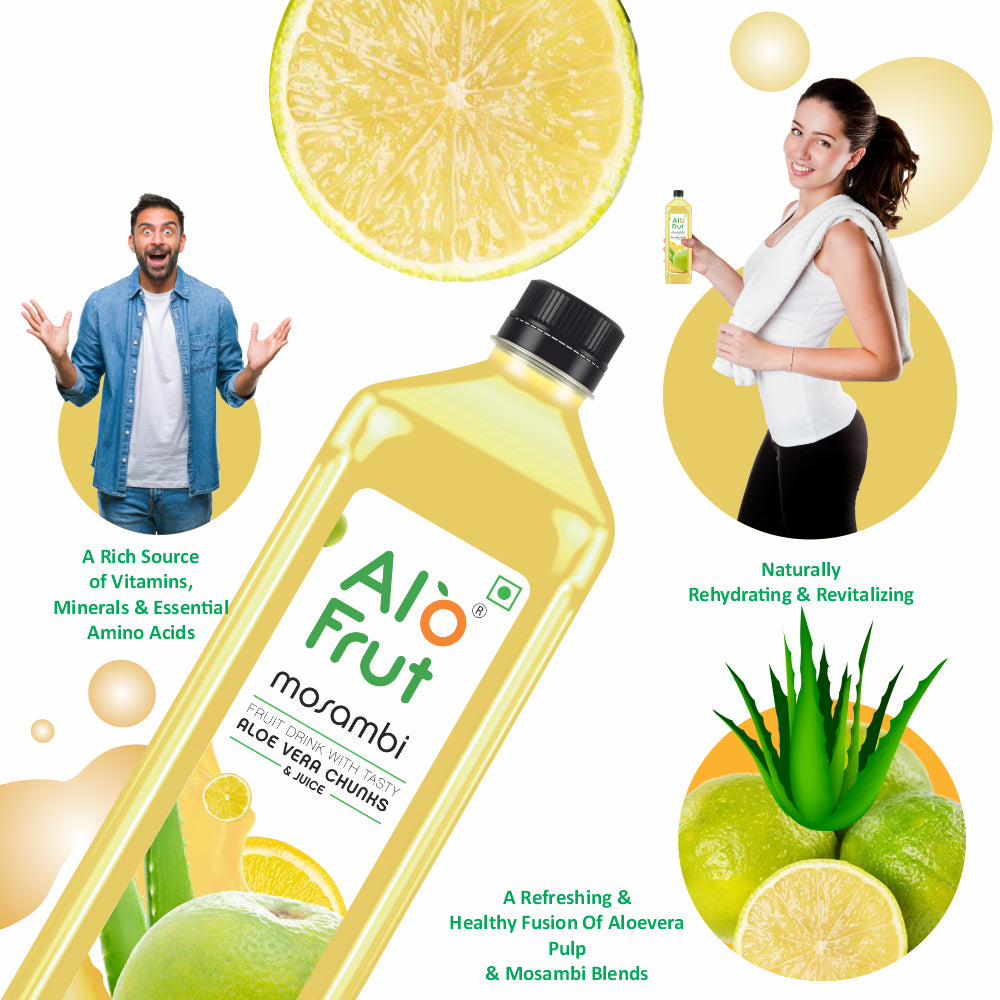 Alo frut Mosambi Aloe vera Juice | Unique fusion of health & taste