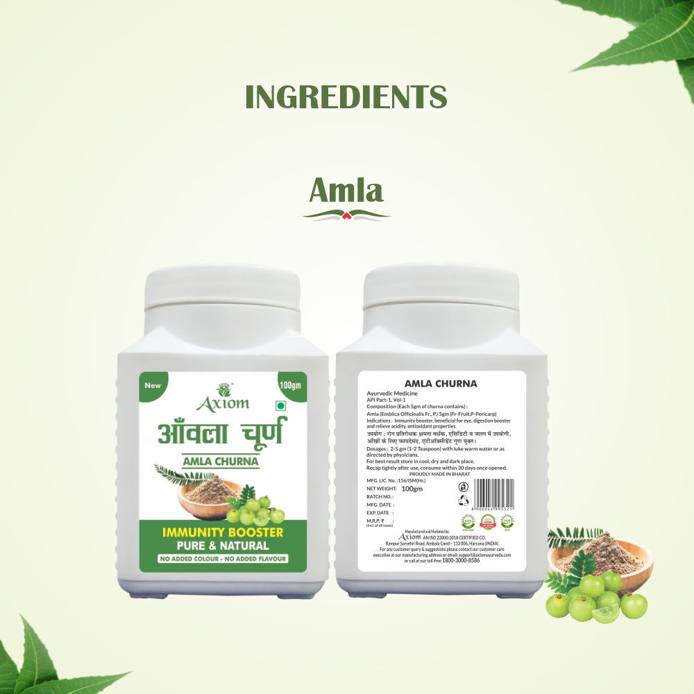 Axiom Amla Churna 100gm Pack of (4)