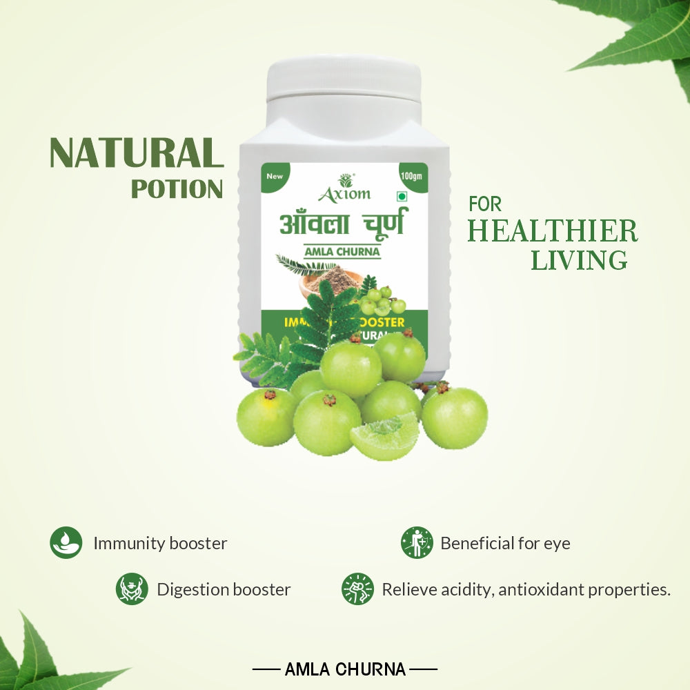 Axiom Amla Churna 100gm Pack of (4)