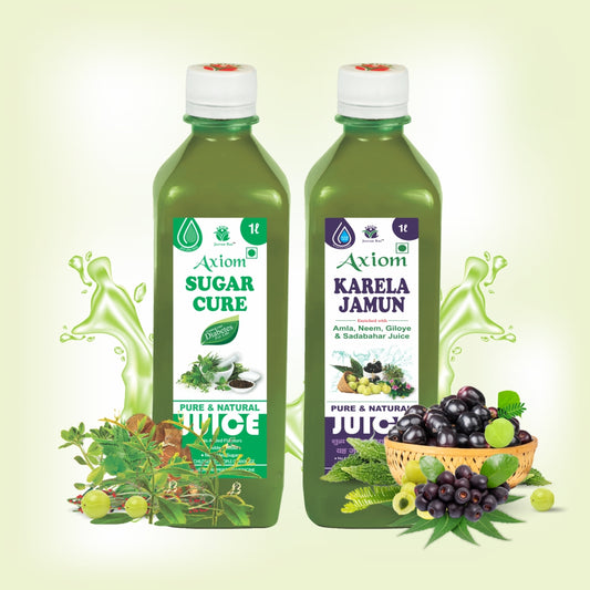 Axiom Sugar Cure and Karela Jamun Juice Combo