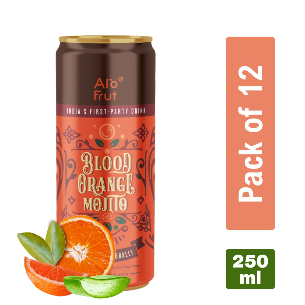 Alo Frut Blood Orange Mojito 250 ml Pack of 12
