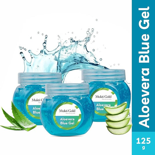 Mukti Gold Aloevera Blue Gel 125gm