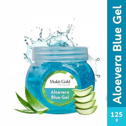 Mukti Gold Aloevera Blue Gel 125gm