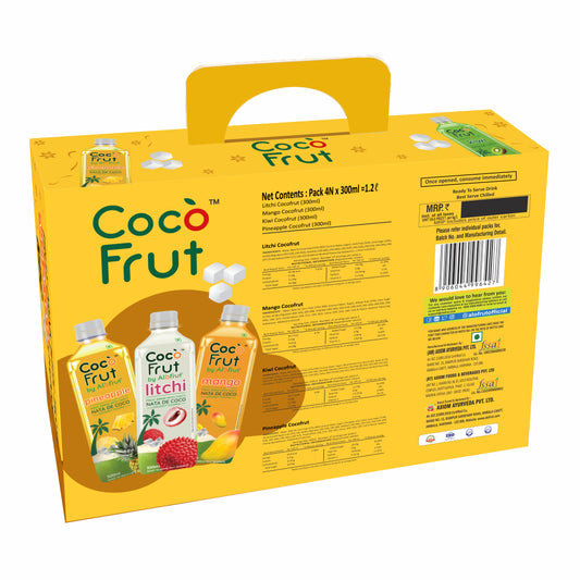 Coco Frut Multi-Flavour Fruit Juice Gift Pack |  - Pack of 4