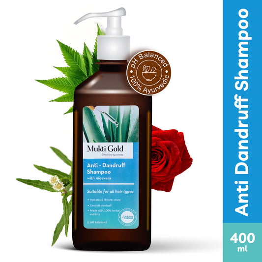 Mukti Gold Anti Dandruff Herbal Shampoo 400Ml