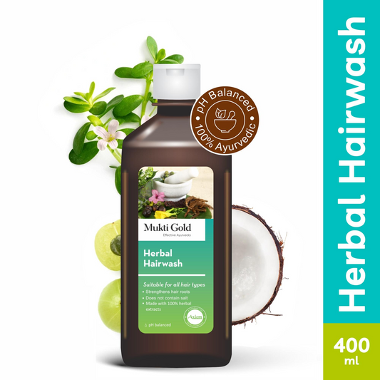 Mukti Gold Herbal Hair wash (Fliptop) 400ML