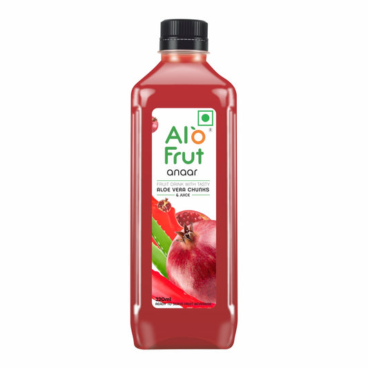 Alo Frut Anaar Juice With Aloevera Chunks - 320ml