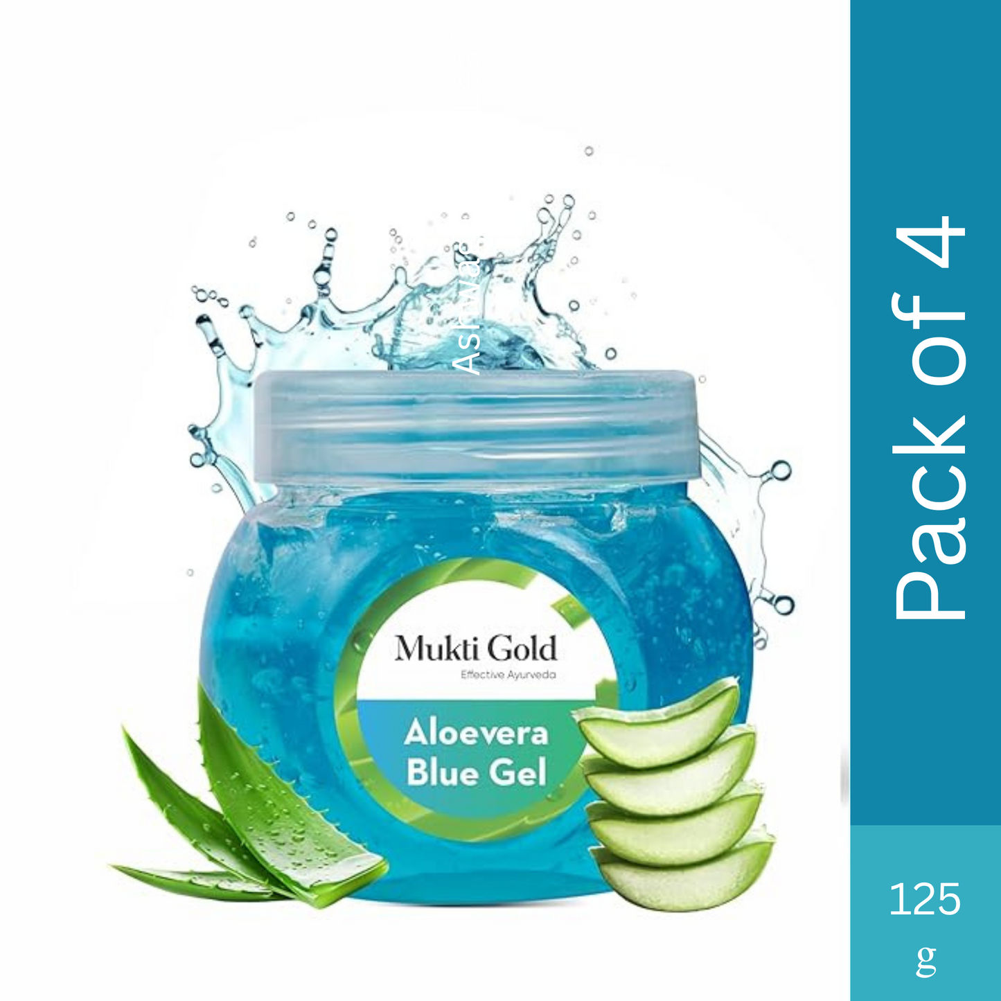 Mukti Gold Aloevera Blue Gel 125gm