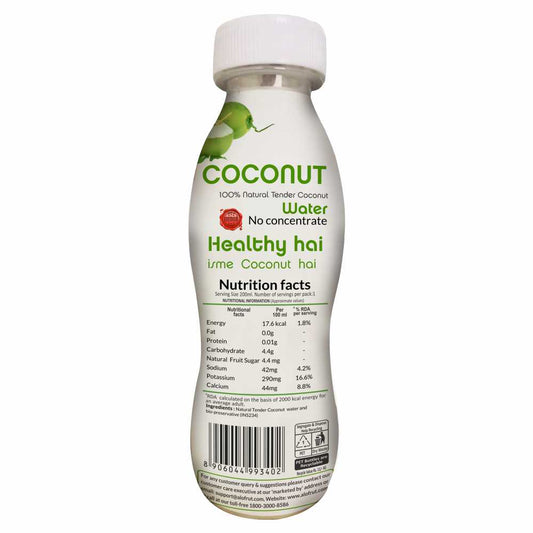 AloFrut Tender Pack Coconut Water 200ml (Pack of 8)