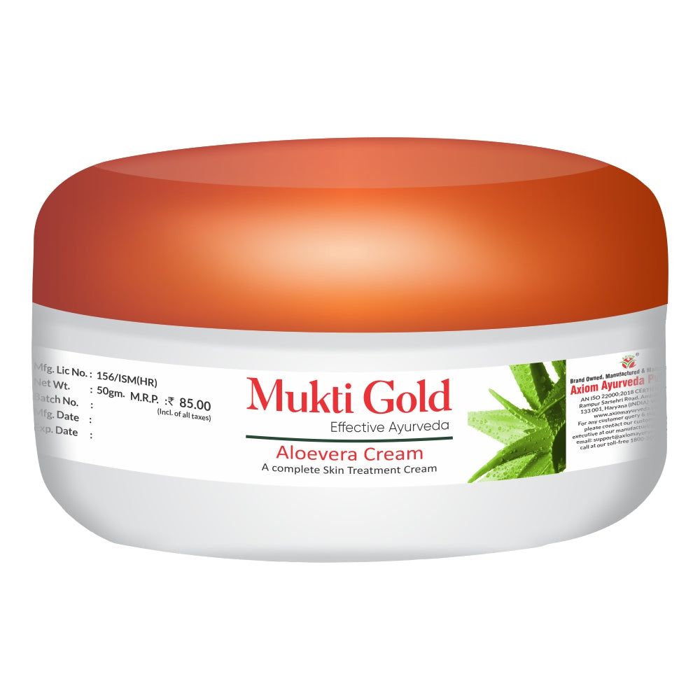 Mukti Gold Aloevera Cream 50g