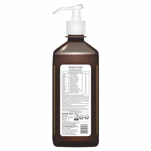 Mukti Gold Herbal Hairwash 400ml (Dispenser)