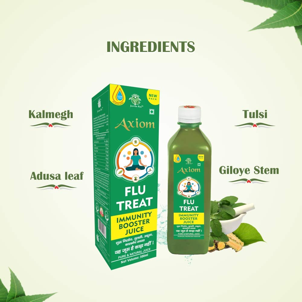 Cold and Cough Combo (Kakasoamrita 160ml  + Tulsi Juice 500ml + Flu Treat 500ml)