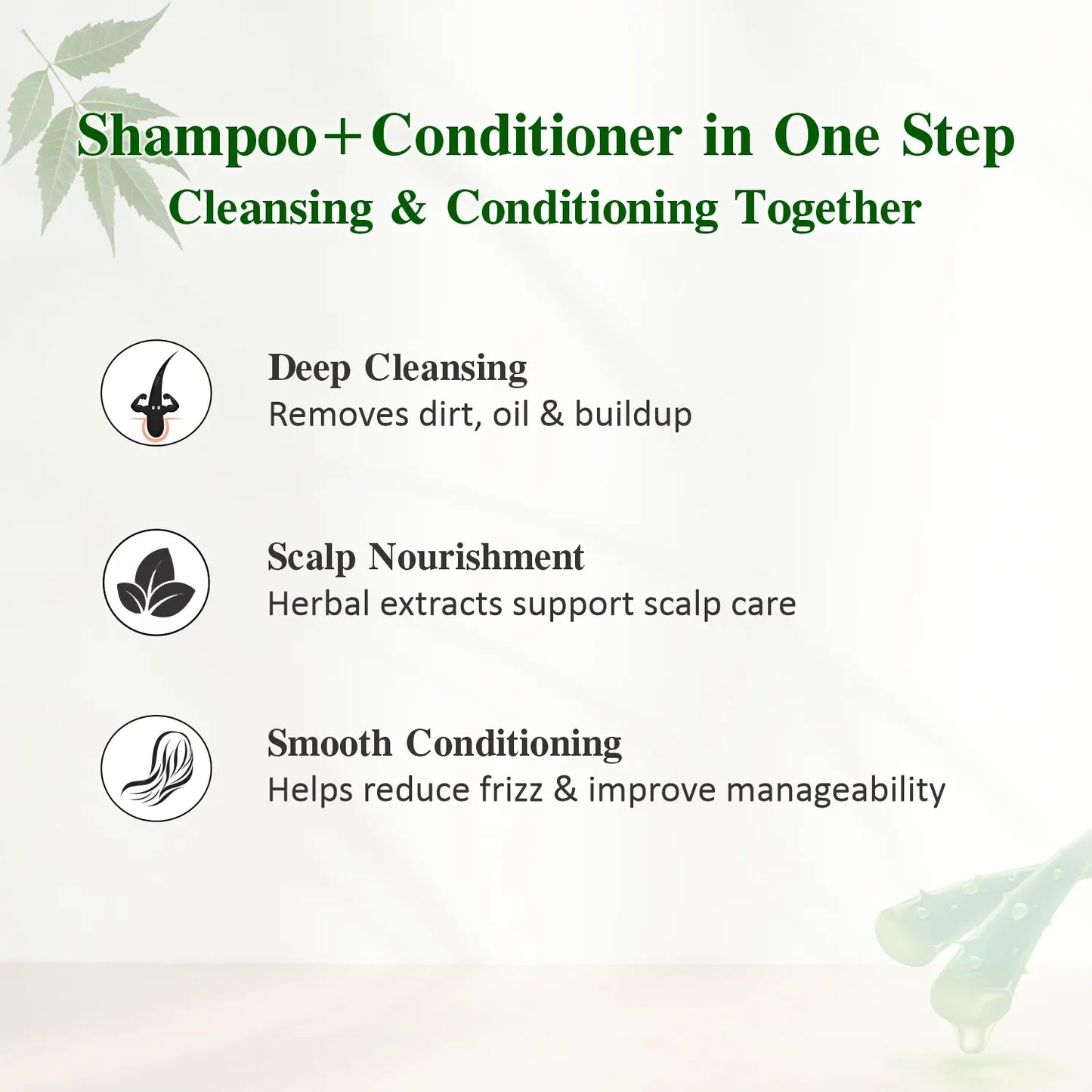 Mukti Gold Herbal Hairwash with conditioner Dispenser (400ml)
