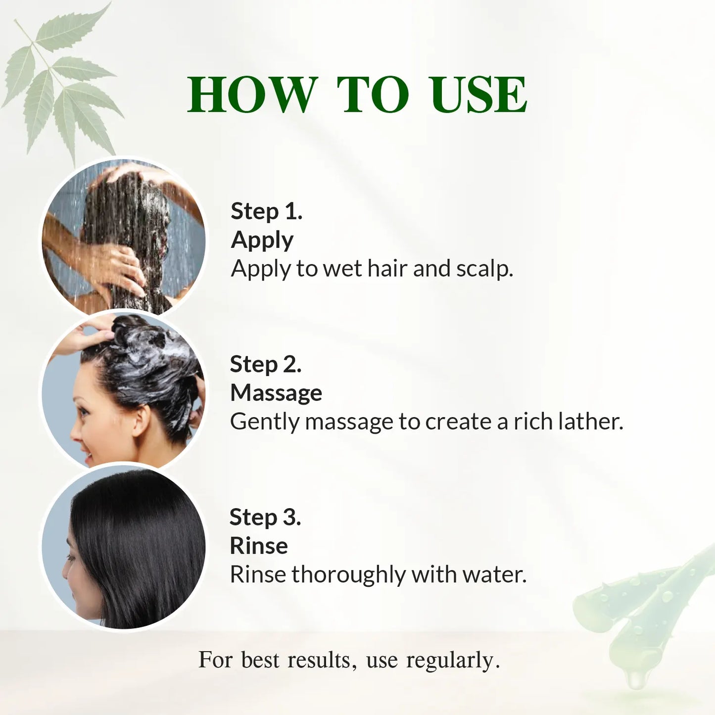 Mukti Gold Herbal Hairwash with conditioner Dispenser (400ml)