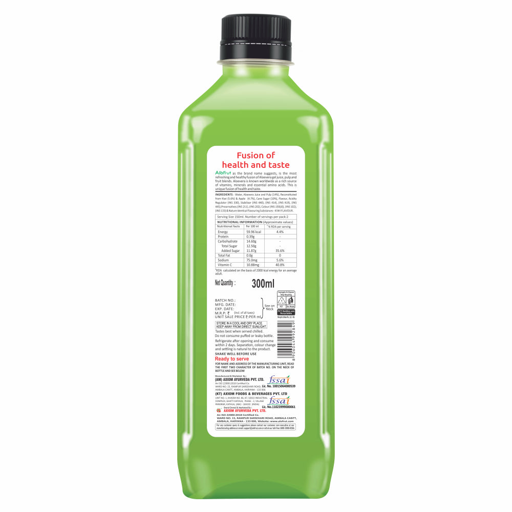 Alo Frut Kiwi Aloevera Chunks & Juice 300ml