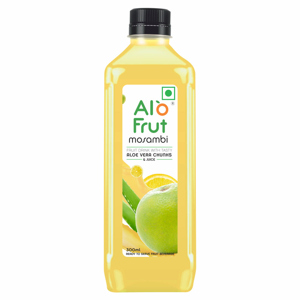 Alo Frut Mosambi Aloevera Chunks & Juice 300 ML