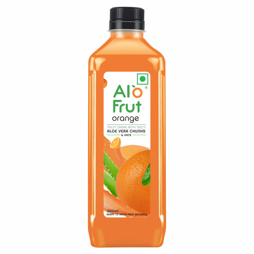 Alofrut Orange Aloevera Chunks & Juice 300ml