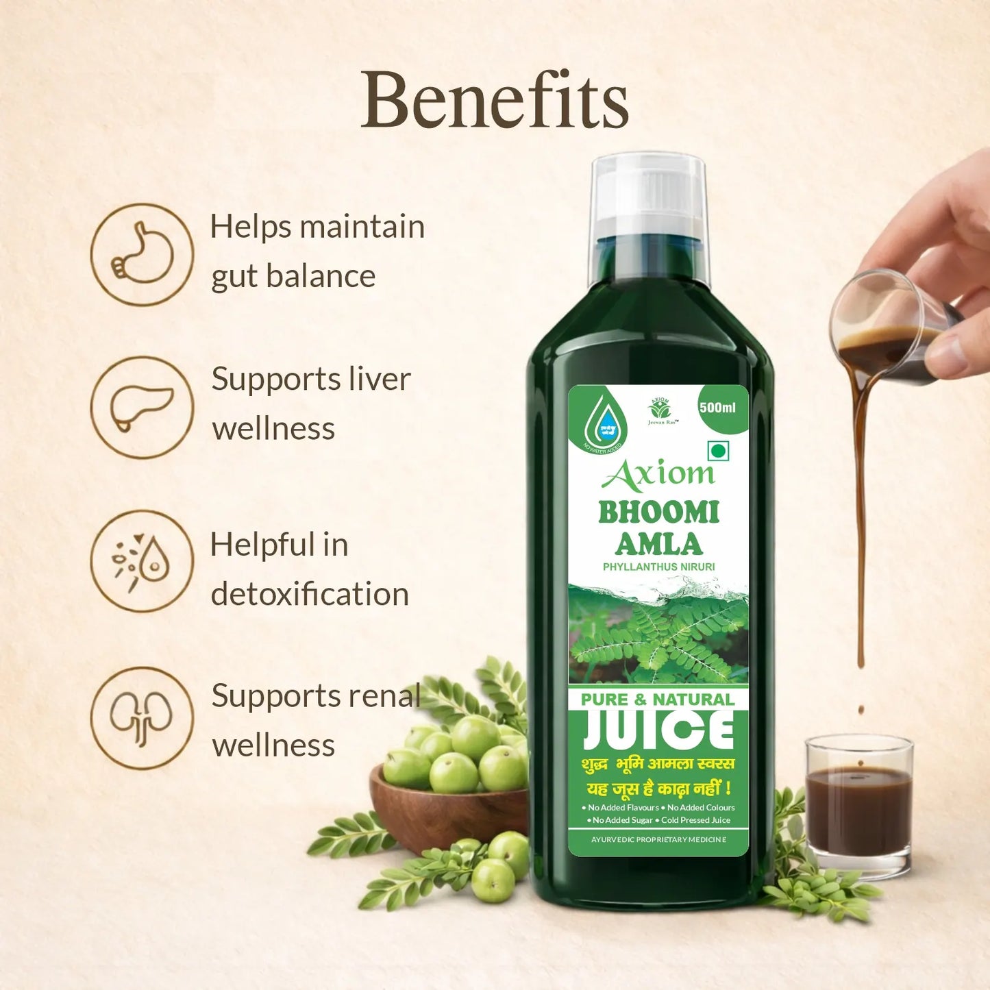 Axiom Bhoomi Amla Juice - 500ml