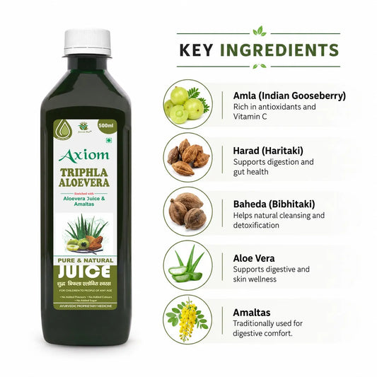 Axiom Jeevan Ras Triphla Aloevera Juice