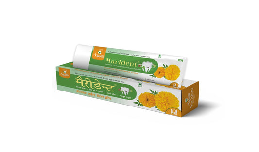 Marident Herbal Toothpaste 20 gm Pack of (3) Made with Richness of marigold Flower