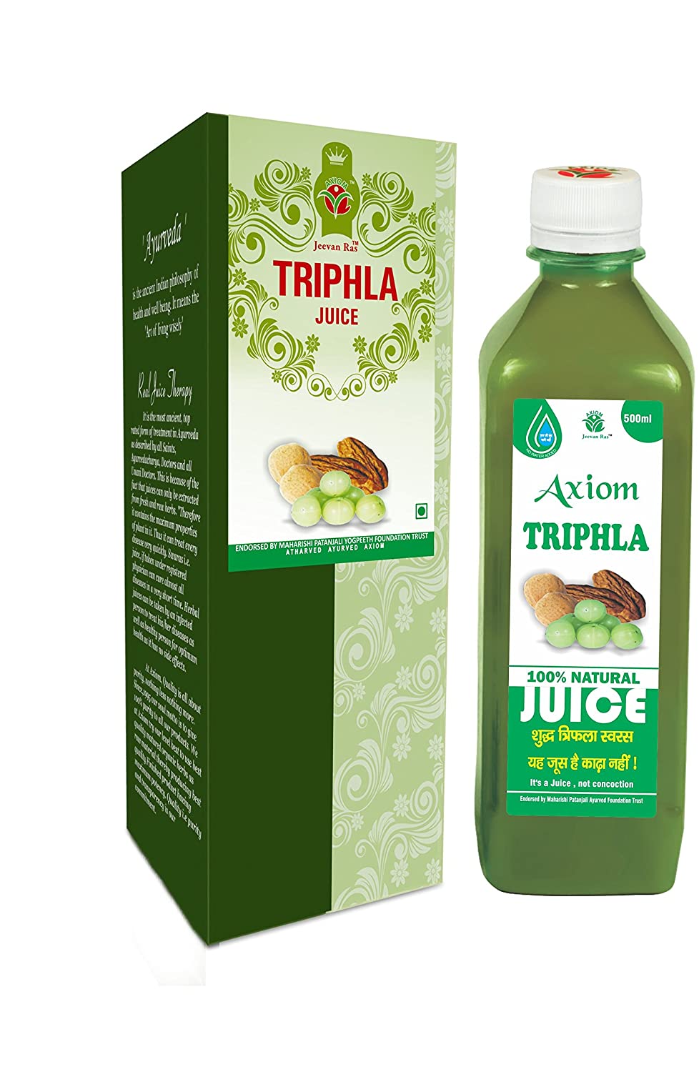 Constipation & Flatulence Combo ( Triphla Juice 500ml + Chotti dudhi 500ml + Saptfala 500ml + Arand Mool Tailam