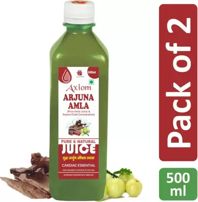 Axiom Arjuna Amla Juice 500 ml Pack of 2