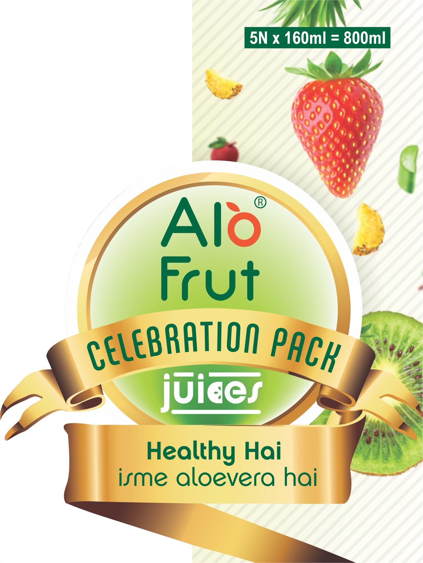 AloFrut Juices Celebration Gift Pack 150ml (Pack of 5)