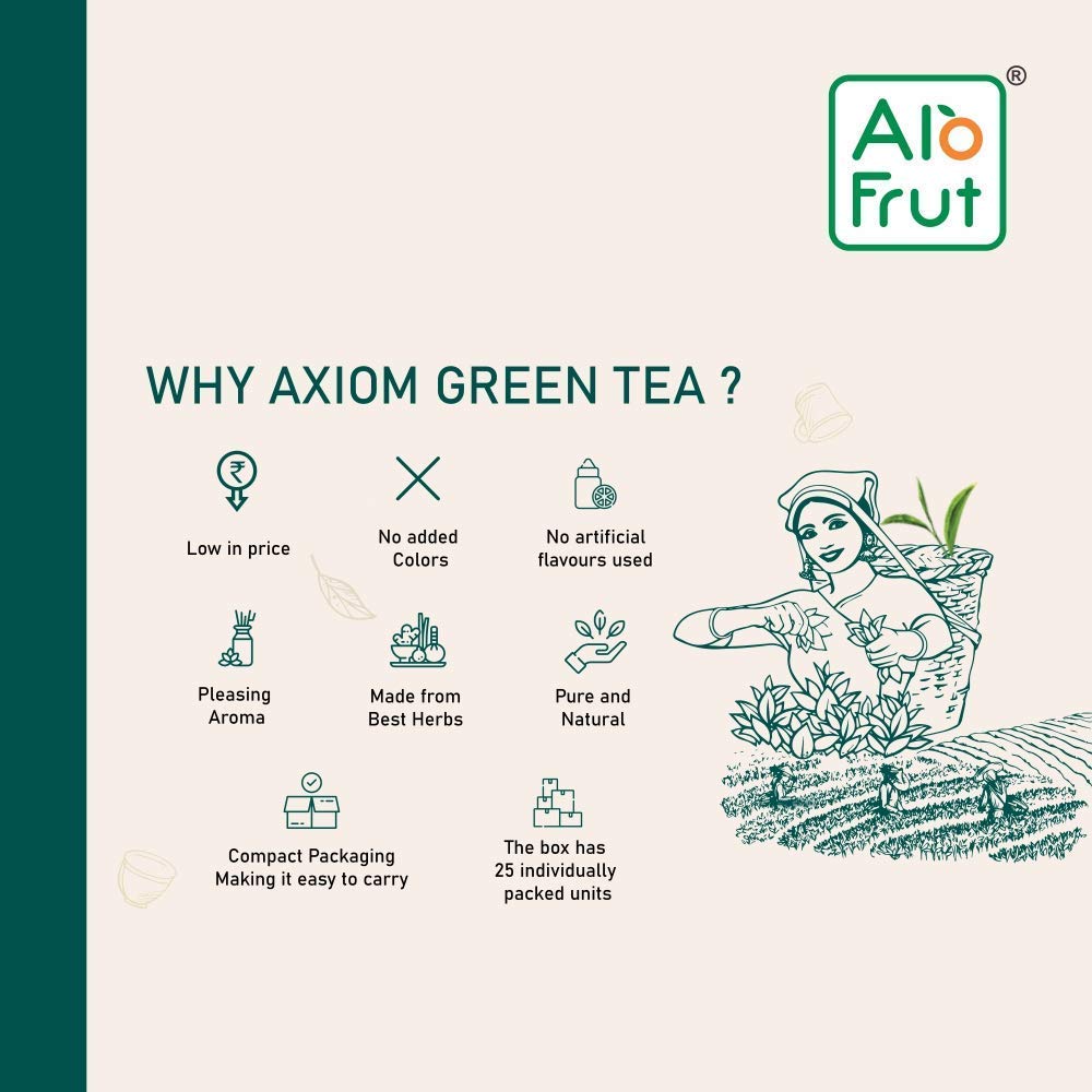 Axiom Fat go (4) Pack of COD 23 1 ltr + Green Tea I 100% Natural WHO-GLP,GMP,ISO Certified Product