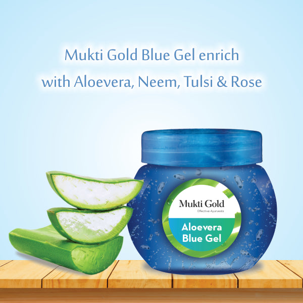 Mukti Gold Aloevera Blue Gel 125gm