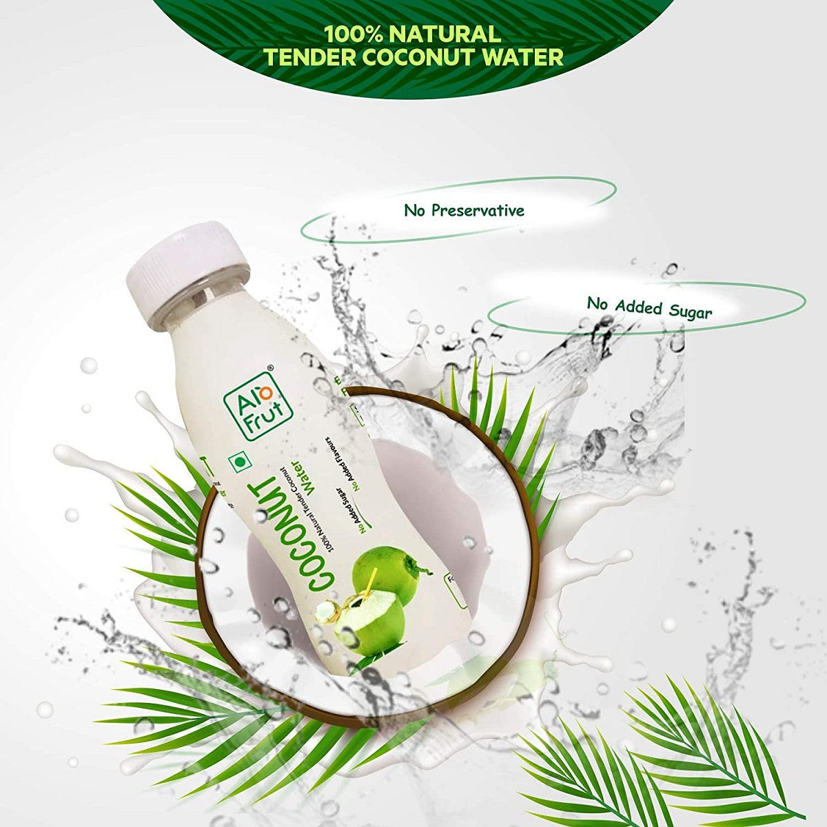 Products AloFrut Tender Coconut Water 200ml