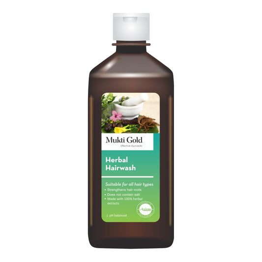 Mukti Gold Herbal Hair wash 500ml (Flip top )