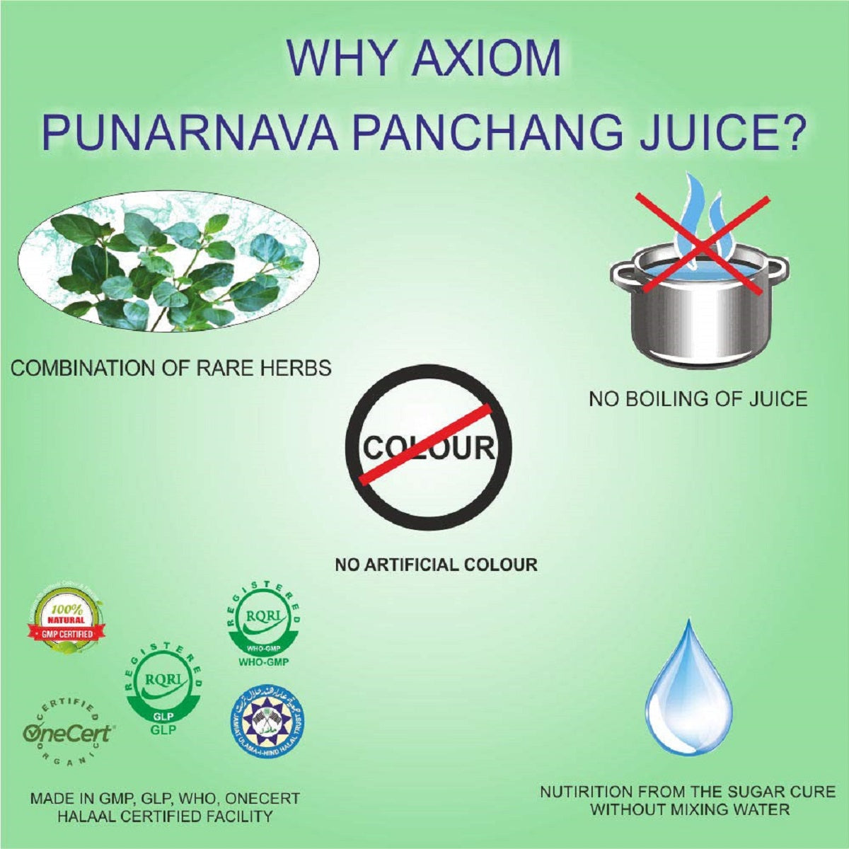 Axiom Jeevan Ras Patharchur + Gokhru + Punarnava Juice