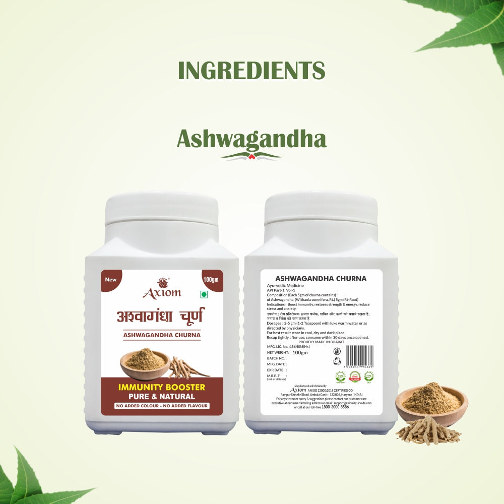 Natural Ashwagandha root and stems extract