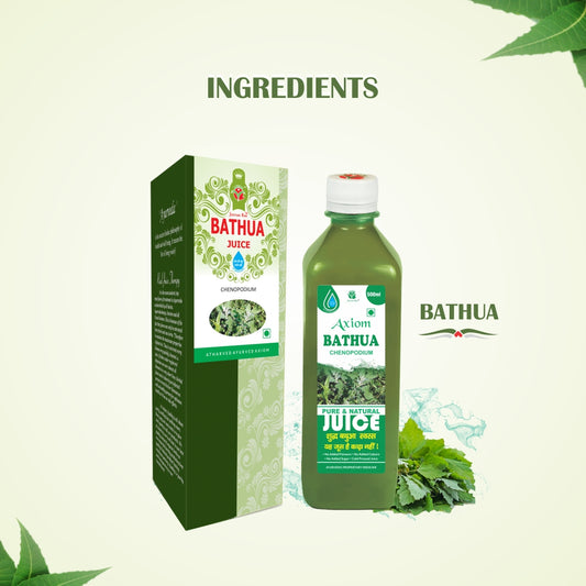 Axiom Bathua Juice Ingredents