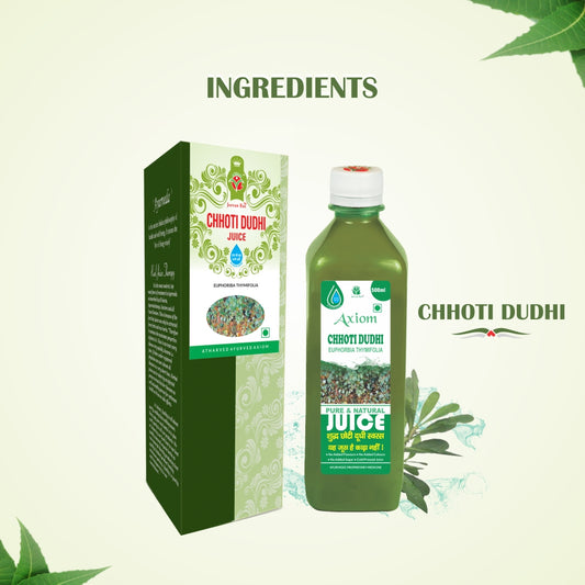 Axiom Chhoti Dudhi Juice Ingredients