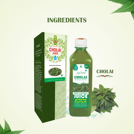 Axiom Cholai Juice Ingredients