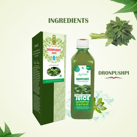 Axiom Dronpushpi Juice Ingredients