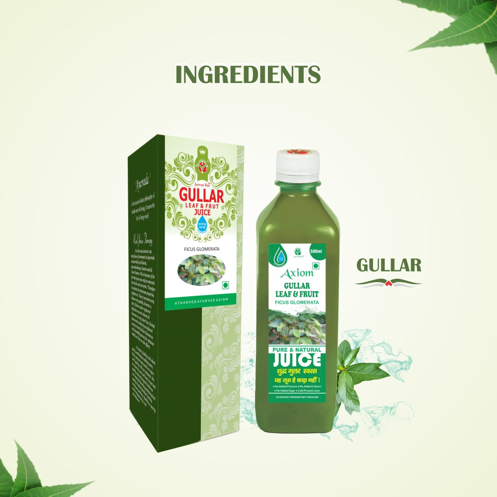 Axiom Gullar Leaf And Fruit Juice Ingredients