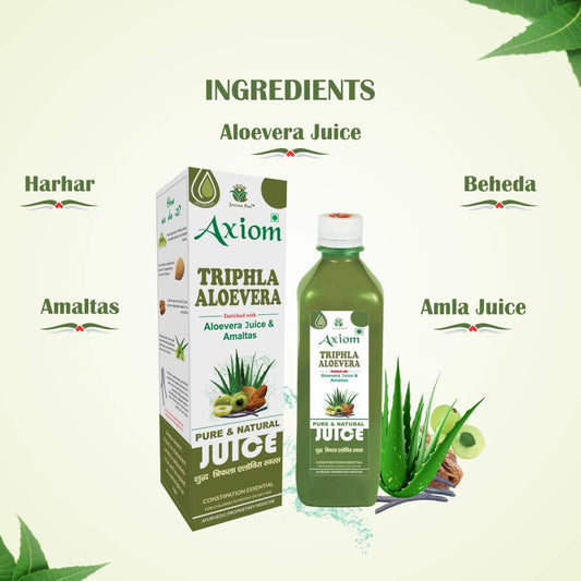 Axiom Triphla Aloevera Juice Ingredients
