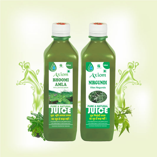 Axiom Wheat Allergy Combo of Bhoomi Amla Juice and Nirgundi Juice