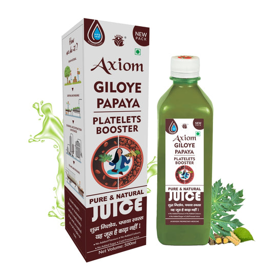 Axiom Ayurveda Giloye Papaya Cold Pressed Juice 500ml