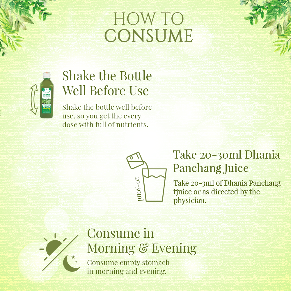 How to Consume Axiom Dhania Panchang Juice 