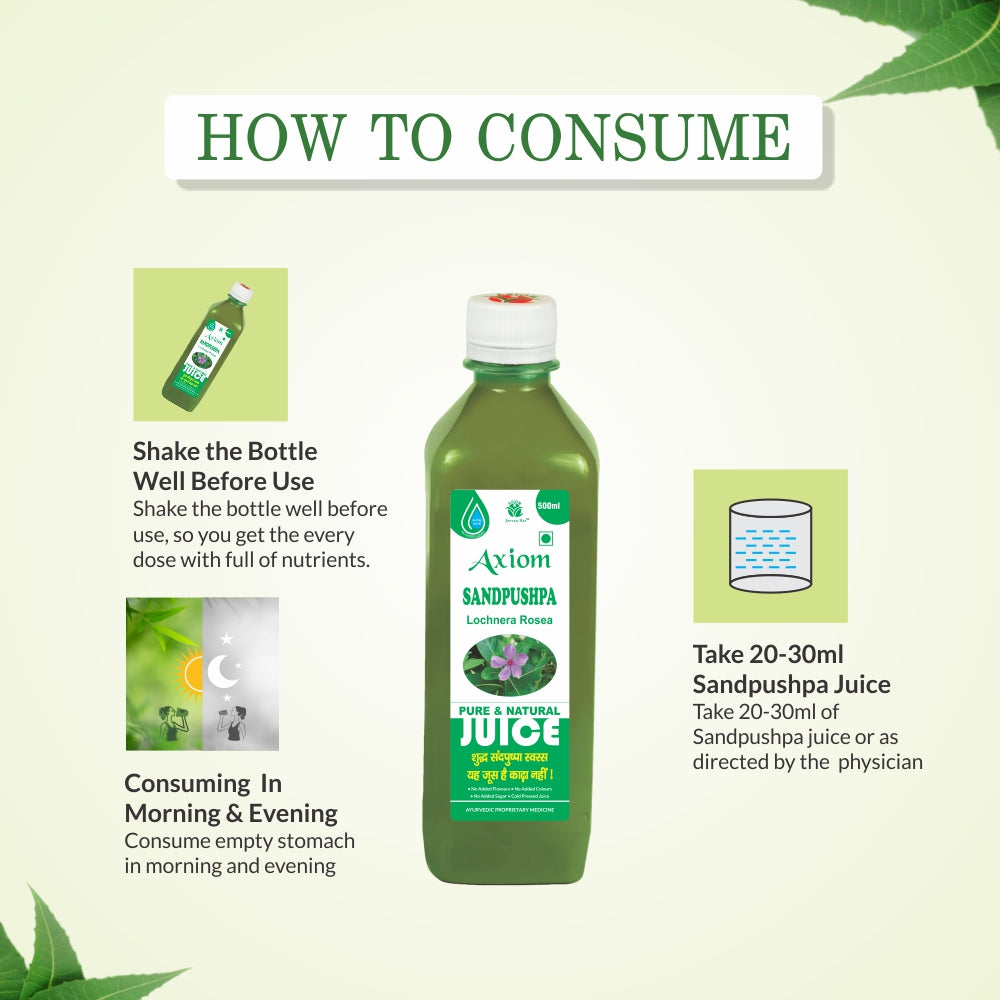 How to Consume Axiom Sandpushpa Juice