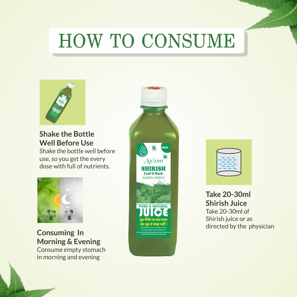How to Consume Axiom Shirish Juice