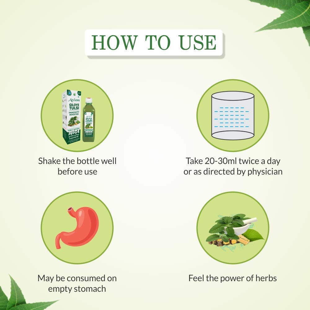 How to Use Axiom Giloye Tulsi Juice