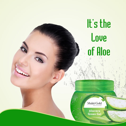 Mukti Gold Aloevera Green Gel Lifestyle 