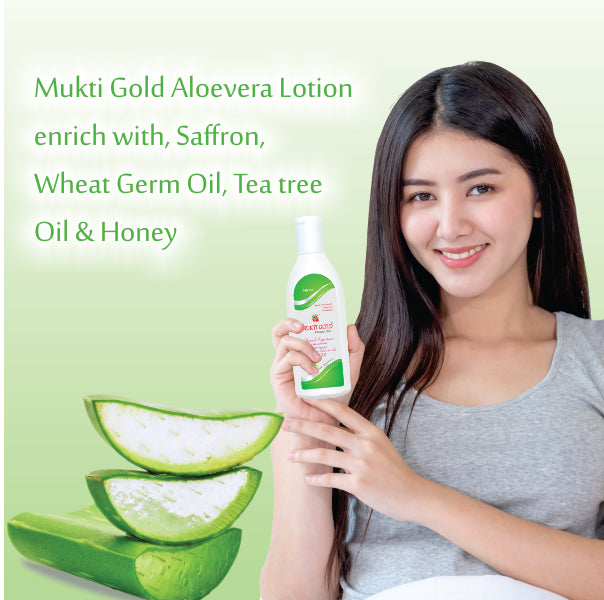 Axiom Mukti Gold Aloevera Lotion 100ml | Moisturizer and an
