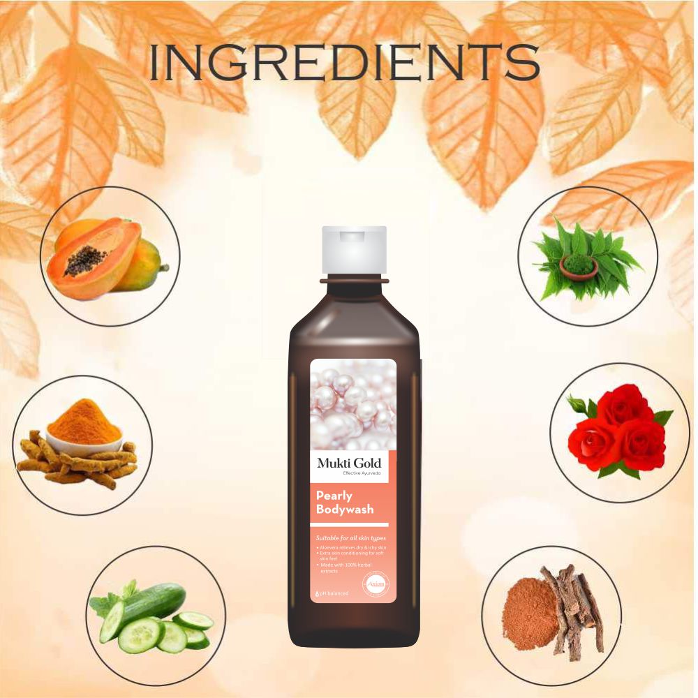 Mukti Gold Pearly Bodywash Ingredients
