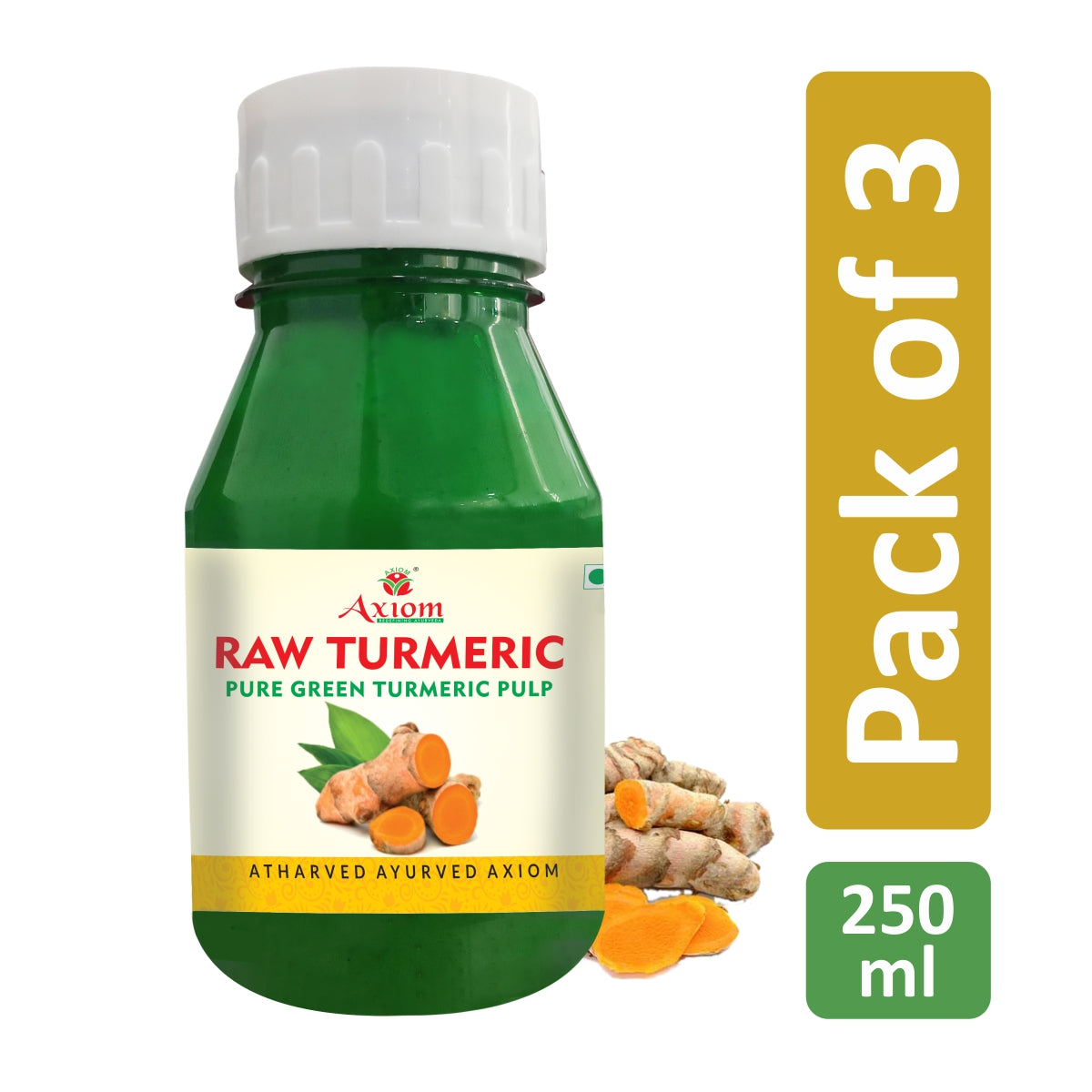 Axiom Raw Turmeric 250ml  Pack of (3)