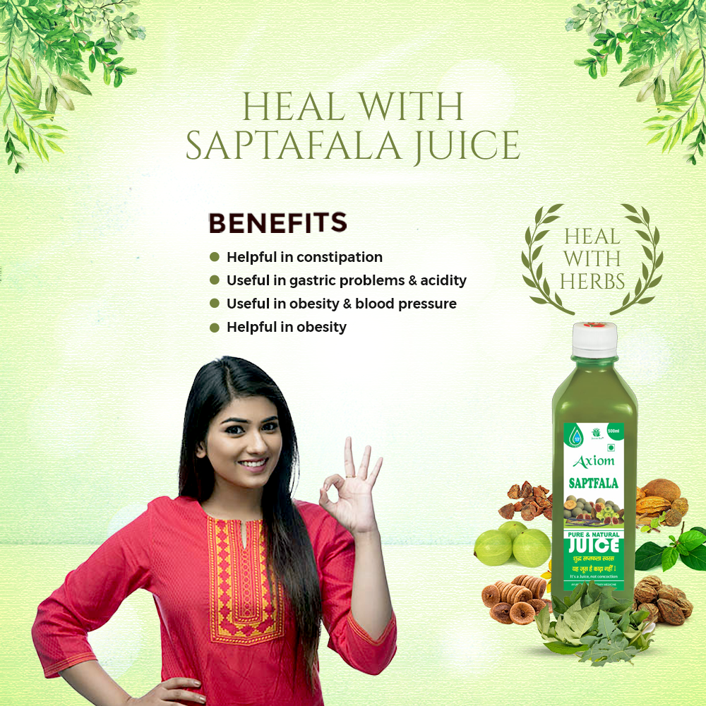 Constipation & Flatulence Combo ( Triphla Juice 500ml + Chotti dudhi 500ml + Saptfala 500ml + Arand Mool Tailam